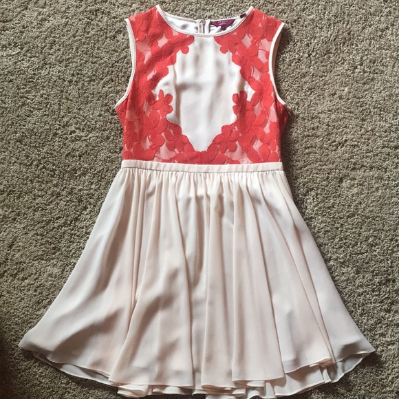 Ted Baker London Lace Colorblocked Dress - Picture 2 of 7